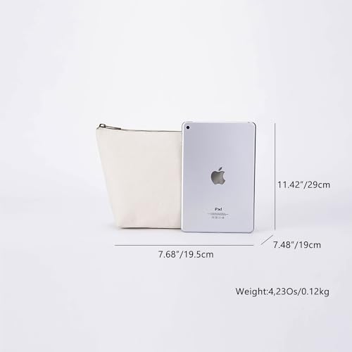YONBEN Zipper Closure Insert Purse Organizer Bag In Bag Tote Insert Organizer Tote Shaper (Beige) - Image 2