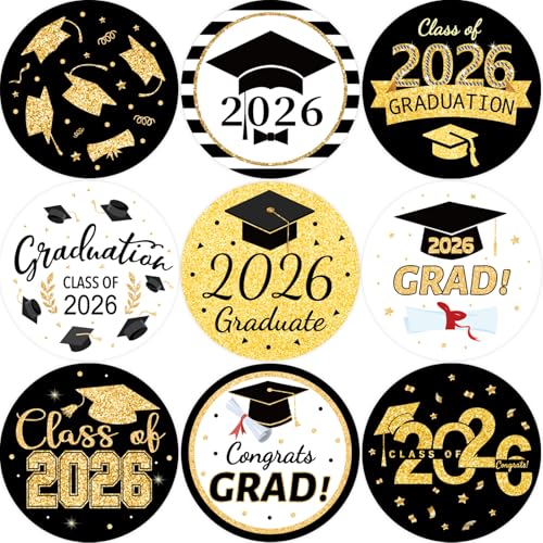 Fancy Land Graduation Stickers Class of 2025 500Pcs Perforated Roll Sticker Congrats Graduation Labels Grad Party Supply 1.5 Inch - Image 1