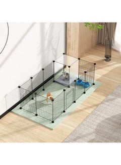 HOMIDEC HOMIDEC Pet Playpen,Small Animals Cage DIY Wire Portable Yard Fence with Door for Indoor/Outdoor Use,Puppies,Kitties,Bunny,Turtle 48" x 24" x 16"  - Image 2