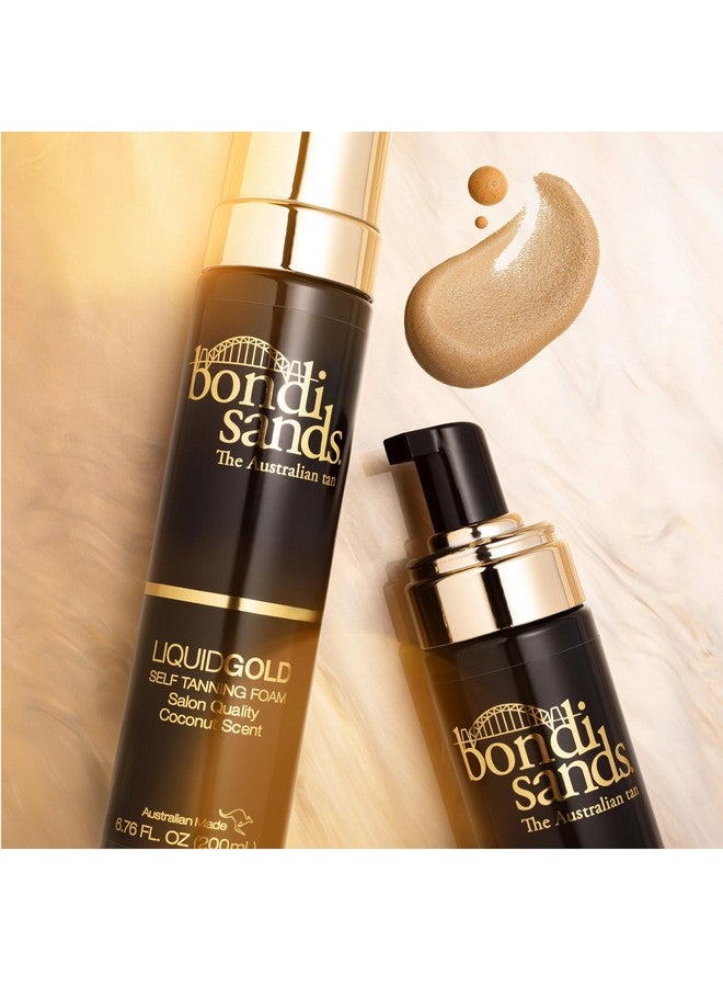 بوندي ساندز رغوة التسمير الذاتي بوندي ساندز ليكويد جولد | رغوة خفيفة الوزن وسريعة الجفاف، غنية بزيت الأرغان، تمنح سمرة رطبة خالية من الخطوط | 200 مل/6.76 أونصة - Image 3