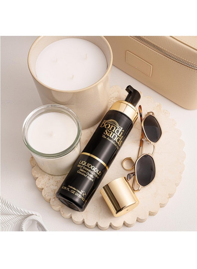 بوندي ساندز رغوة التسمير الذاتي بوندي ساندز ليكويد جولد | رغوة خفيفة الوزن وسريعة الجفاف، غنية بزيت الأرغان، تمنح سمرة رطبة خالية من الخطوط | 200 مل/6.76 أونصة - Image 4