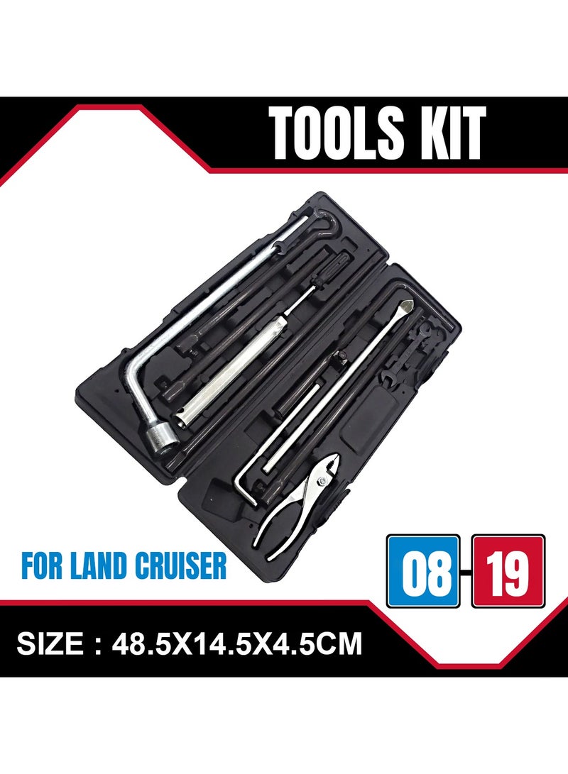 MTOOLS MTOOLS Car Jack Lever Kit Wheel Spanner For Car Tools Kit For Land Cruiser LC 08-19 LC200  - Image 1