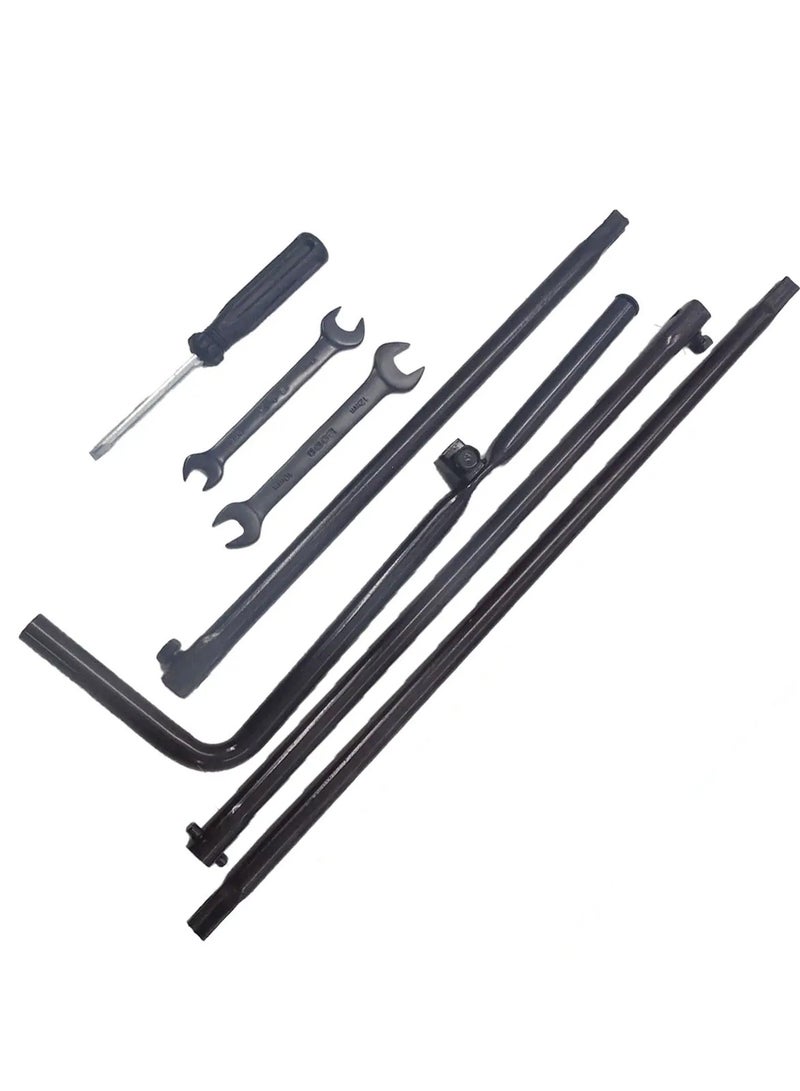 MTOOLS MTOOLS Car Jack Lever Kit Wheel Spanner For Car Tools Kit For Land Cruiser LC 08-19 LC200  - Image 5