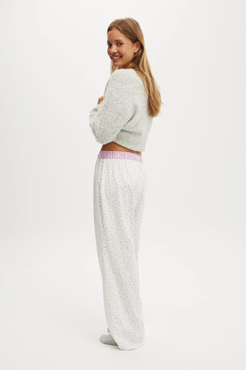 Body FLANNEL WIDE LEG PANT