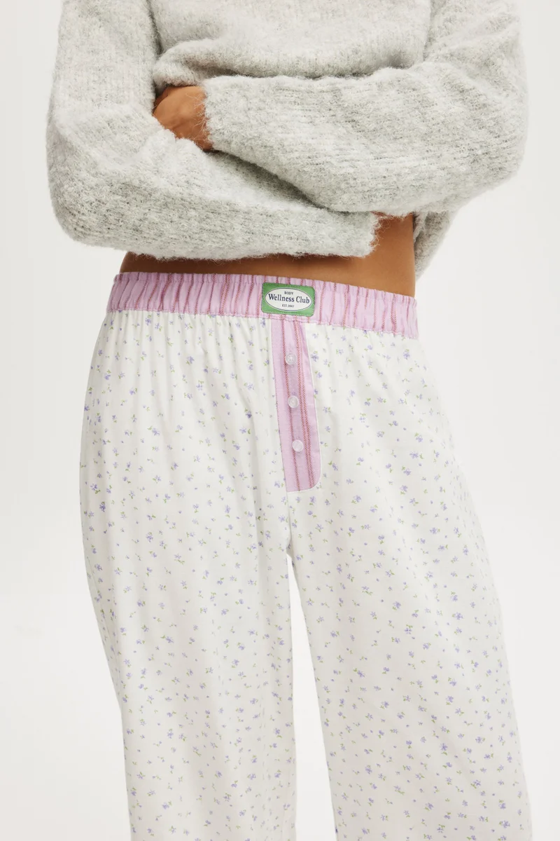 Body FLANNEL WIDE LEG PANT