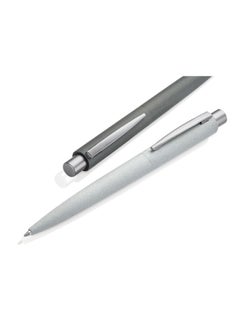 Uma Pack of 5 Retractable Metal Ballpoint Pen With Stone Look And Touch Dark Grey  - Image 4