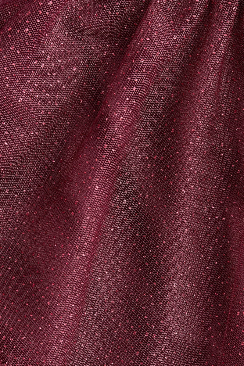 H&M Foil-print tulle dress