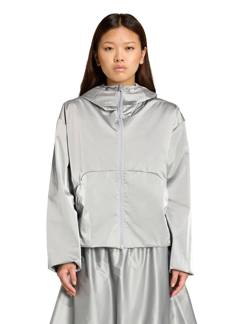 Adidas City Tech Metallic Holiday Windbreaker