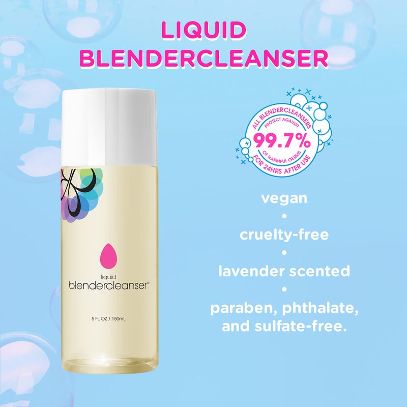 beautyblenderÂ® | BlendercleanserÂ® Tool Wash | Lavender Purifying Liquid Soap | Hand, Sponge, Brush, Makeup Tool Cleanser | Lavender-Scented, Vegan, Paraben-Free, Sulfate-Free, 5 oz - Image 2