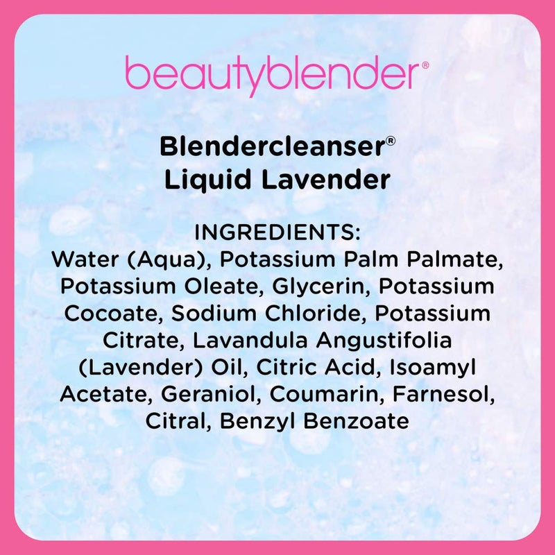 beautyblenderÂ® | BlendercleanserÂ® Tool Wash | Lavender Purifying Liquid Soap | Hand, Sponge, Brush, Makeup Tool Cleanser | Lavender-Scented, Vegan, Paraben-Free, Sulfate-Free, 5 oz - Image 4