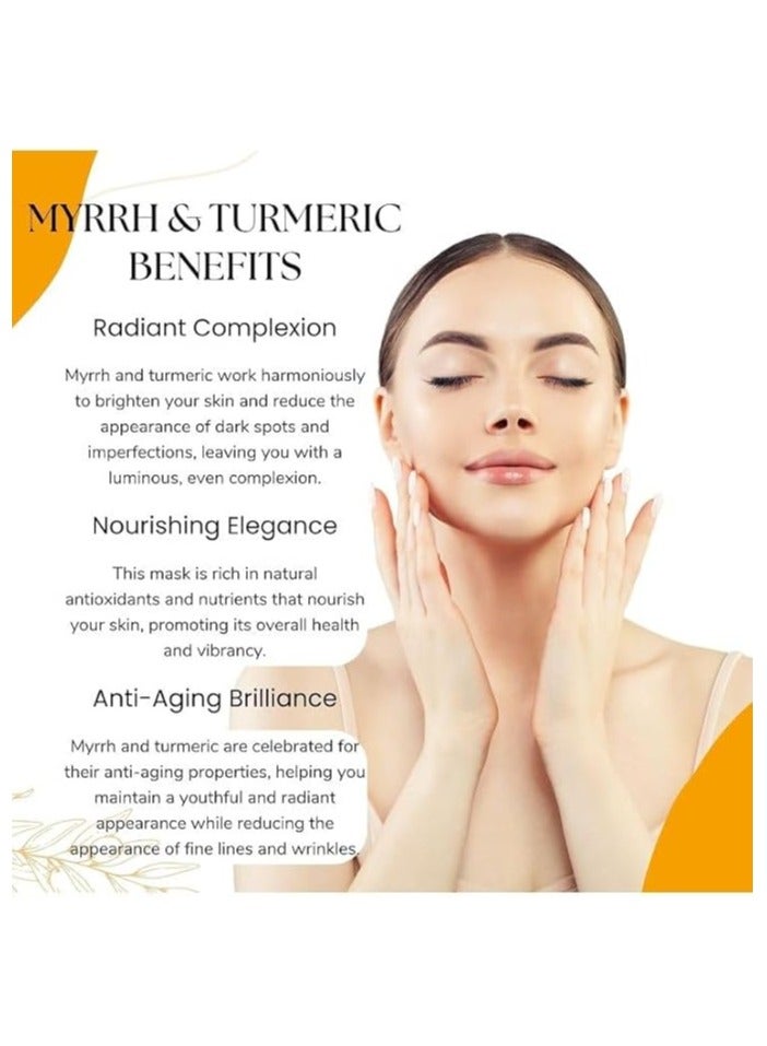 OGAILI Al Myrrh and Turmeric Elixir powder Natural Herbal skin Cleanser - Holistic Skin Transformation & Youthful Radiance & Even Skin Tone & Cruelty-Free and Chemical-Free 100G - Image 2