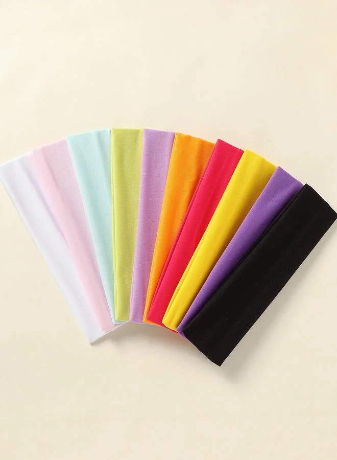 تايك تو Set of 10 - Fashion Elastic Headband