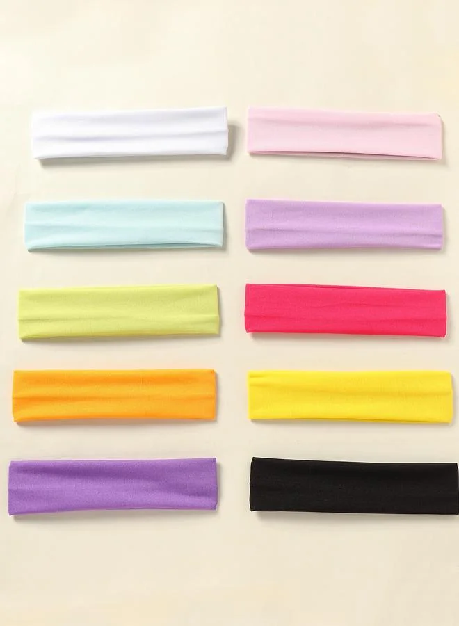 تايك تو Set of 10 - Fashion Elastic Headband
