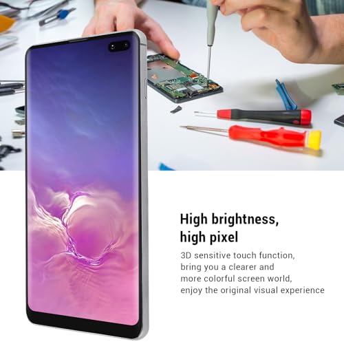 Dpofirs Organic Screen Replacement for S10 Plus 64 Inch S10 Frame Digitizer Assembly with Frame Repair Tools for for SM G975F for DS SM G975U G975W G975A Green - Image 3