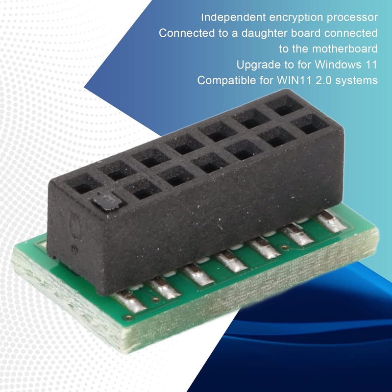TPM 2.0 Encryption Security Module, TPM 2.0 Module, 14Pin SPI TPM 2.0 Encryption Security Module for 10 for 2.0, for Trusted for - Image 5