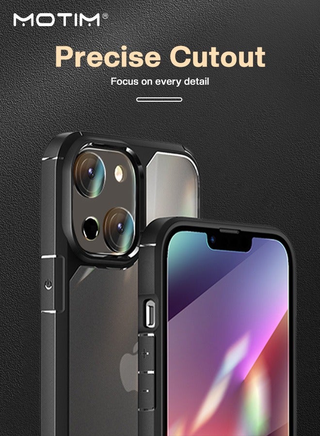 Motim 5 in 1 Phone Case Compatible for iPhone 14/14 Plus Drop Protection Shockproof Slim Phone Case +2 Front Film +2 Screen Film - Image 4