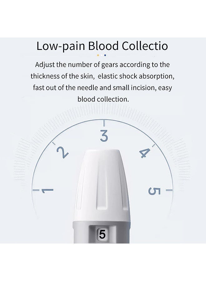 SahlTech 100 Test Strips + 100 Lancets Blood Glucose Monitor Kit — High Accuracy Diabetes Testing Meter with No Coding System, Includes Lancing Device for Easy Blood Sugar Monitoring - Image 5