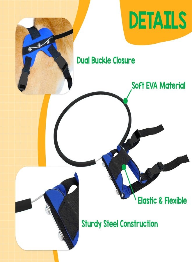 LetPetRun Protective Halo Harness for Blind Dogs,Adjustable Protective Ring Collar Vest, Safe Walking Navigation Aid for Visually Impaired Dogs (13"-17") - Image 4