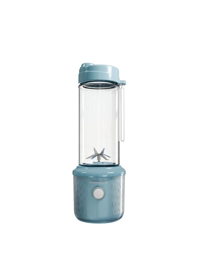 Powerlogy Powerology Press & Refresh Portable Blender 450ml USB-C Rechargeable 6-Blade Ice Crusher - Image 3