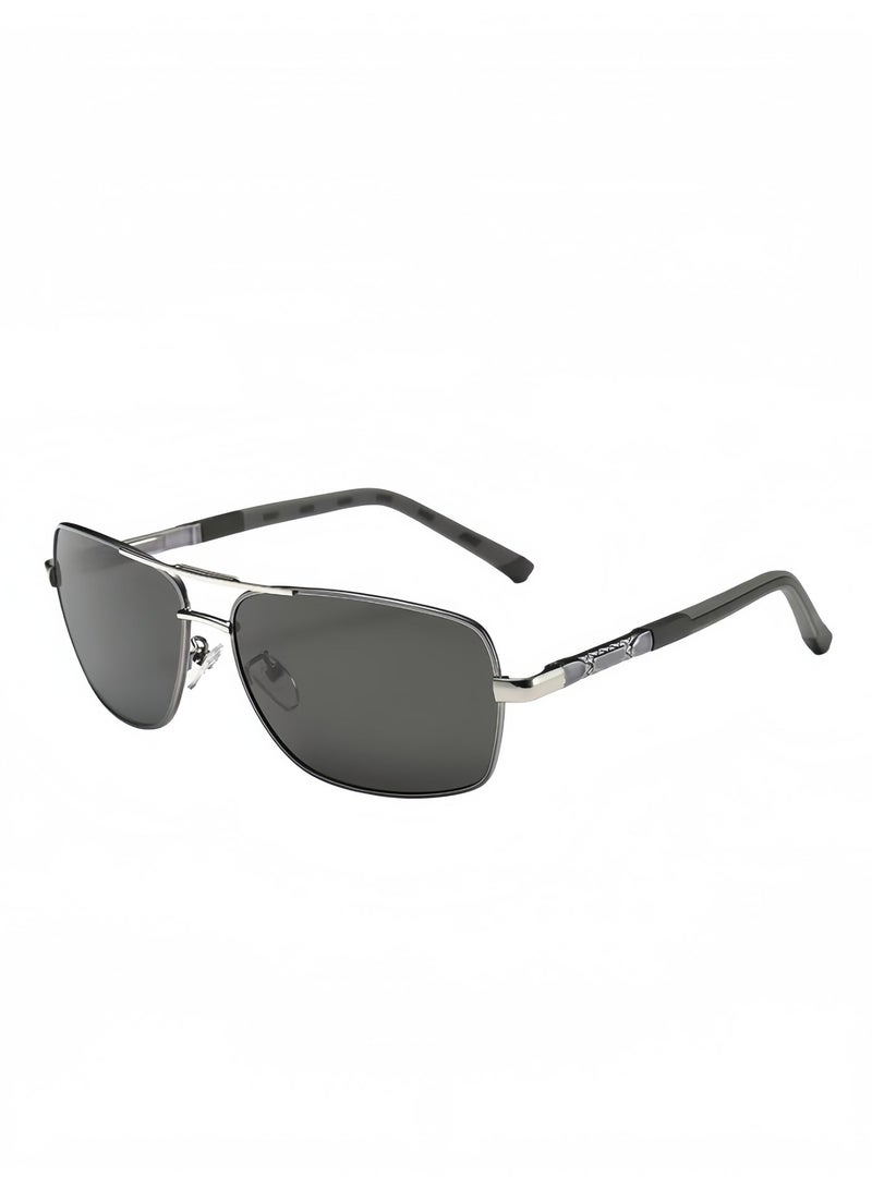 Men's sunglasses, polarized sunglasses, driver anti glare glasses, UV400 square sunglasses,glases for men， used for outdoor activities, beaches, travel, camping, and daily use - Image 1