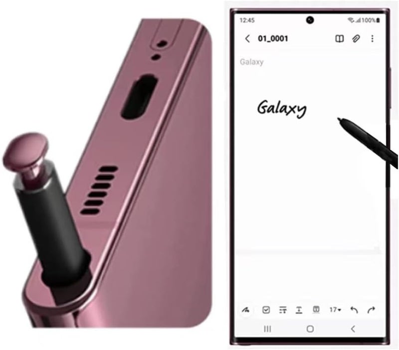 thexxa بديل قلم S22 Ultra لقلم Galaxy S22 Ultra ستايلس S Pen [بدون بلوتوث] (بورجوندي) - Image 2