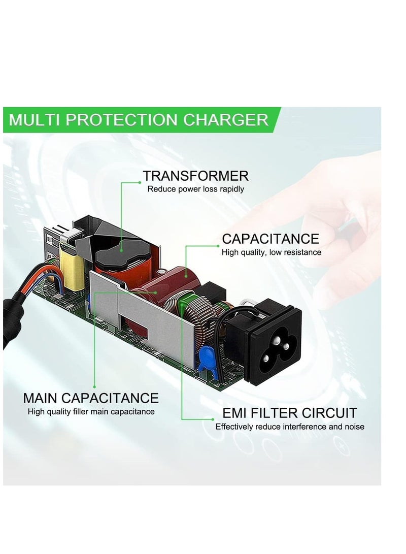 Terabyte محول طاقة لابتوب 150 واط 20 فولت 7.5 أمبير لأجهزة أسوس 6.0 × 3.7 مم، قابس: قابس الاتحاد الأوروبي - Image 3