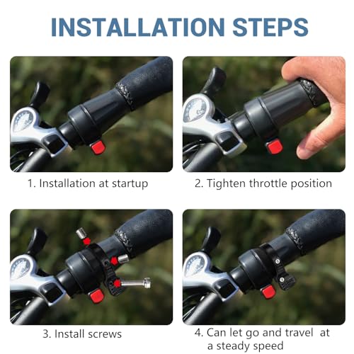 Canitu Upgraded Thumb Throttle Adapter,E-Bike Throttle Adapter Attachment Drive Conversion Kits Replacement for Rad, for Lectric, for Pedego, for Himiway, for Magicycle, for Electric Bike - Image 3