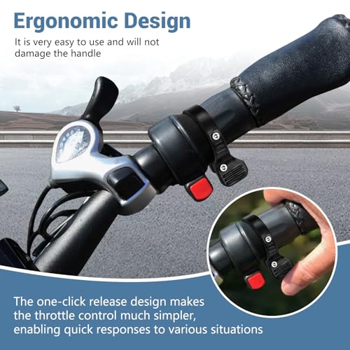Canitu Upgraded Thumb Throttle Adapter,E-Bike Throttle Adapter Attachment Drive Conversion Kits Replacement for Rad, for Lectric, for Pedego, for Himiway, for Magicycle, for Electric Bike - Image 5