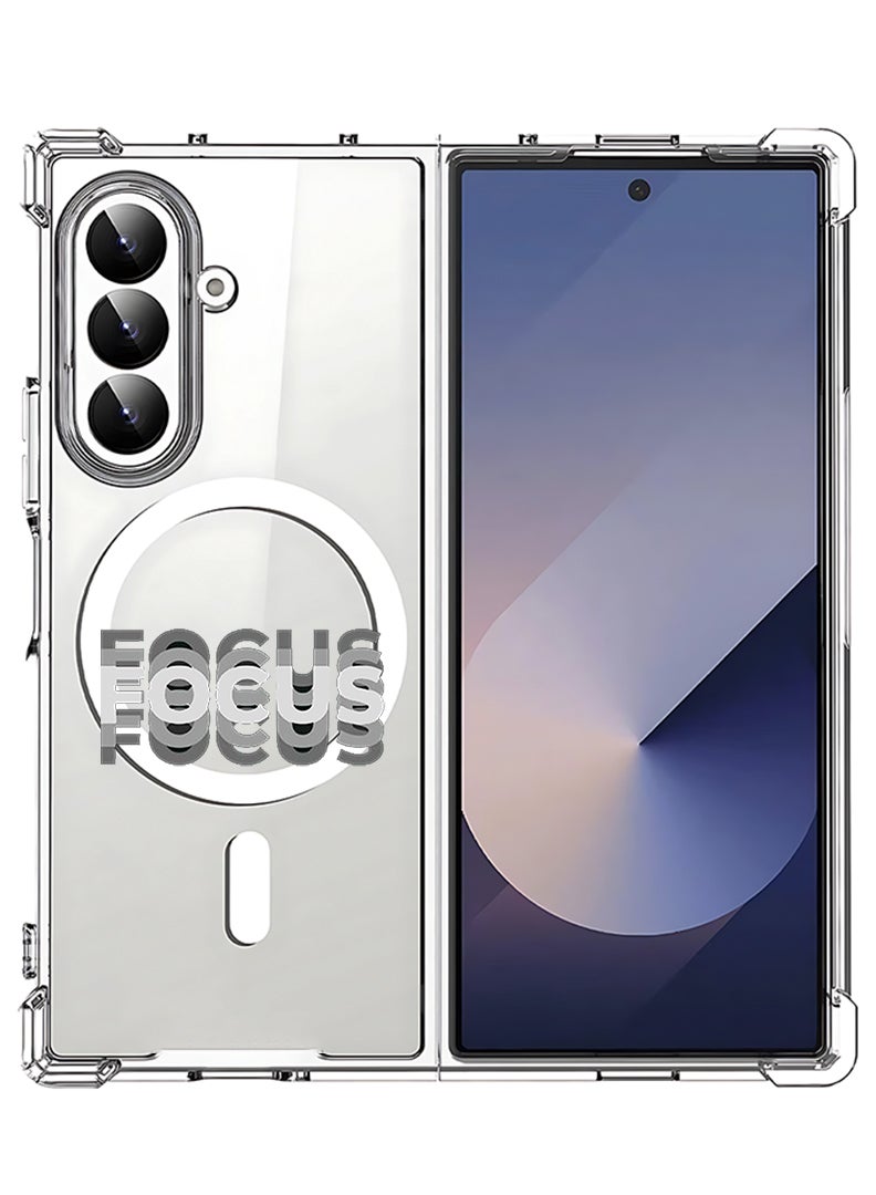 Theodor Magnetic Case for Samsung Galaxy Z Fold 7 Compatible with MagSafe Wireless Charging, Shockproof Phone Bumper Cover Focus - Image 1