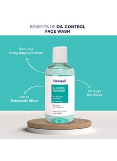 RE' EQUIL Oil Control Anti Acne Face Wash For Oily, Sensitive And Acne Prone Skin - 200Ml, Sulphate Free, Soap Free  - Image 4