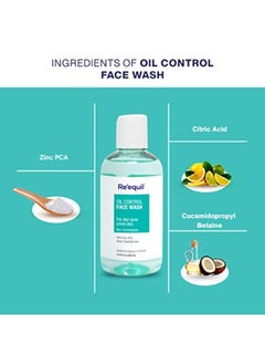 RE' EQUIL Oil Control Anti Acne Face Wash For Oily, Sensitive And Acne Prone Skin - 200Ml, Sulphate Free, Soap Free  - Image 5