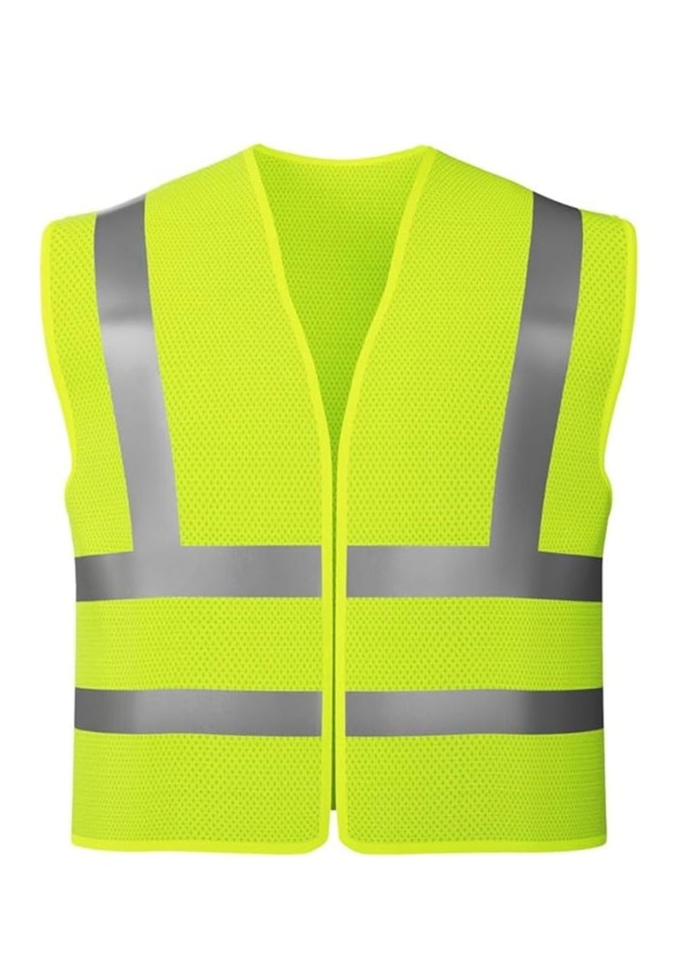 Vaultex High Visibility Reflective Safety Vest With Breathable Mesh Material Heavy Duty Safety Vest  - Image 1