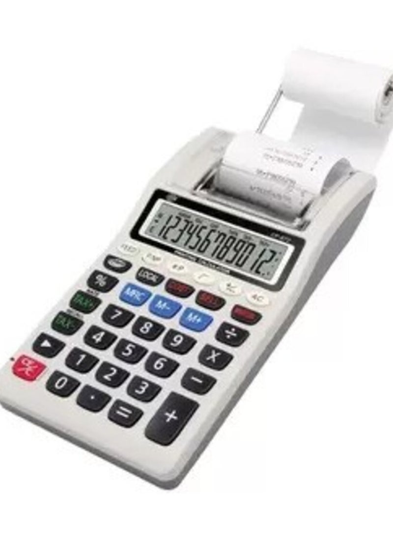 FIS Printing Calculator 12 Digits, 2 Color Printing