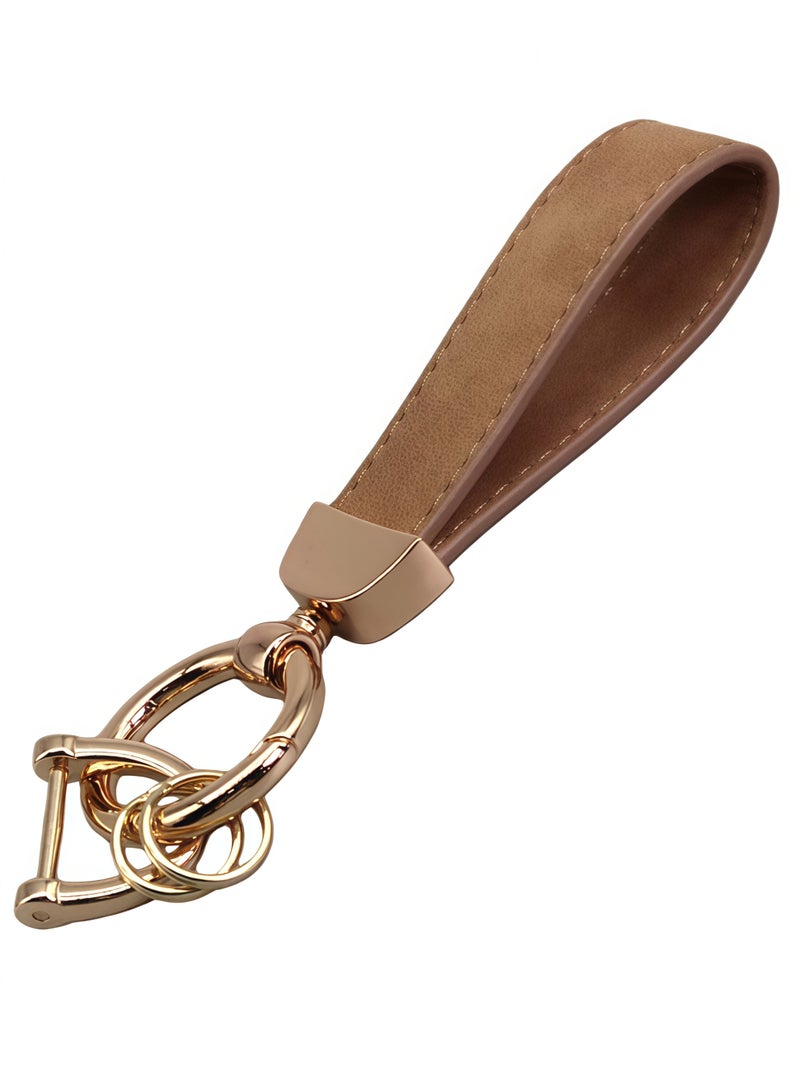 Car Keychain Metal Brown - Image 1