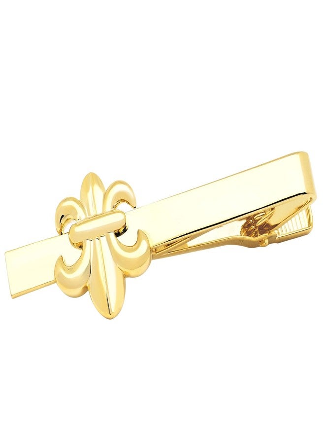ZEEY Unique Flower Shaped Lady Men Tie Clip In Gift Case Golden Men's Tie Pin Bar for Regular Necktie Daily Business Anniversary Wedding Occasions - Image 5