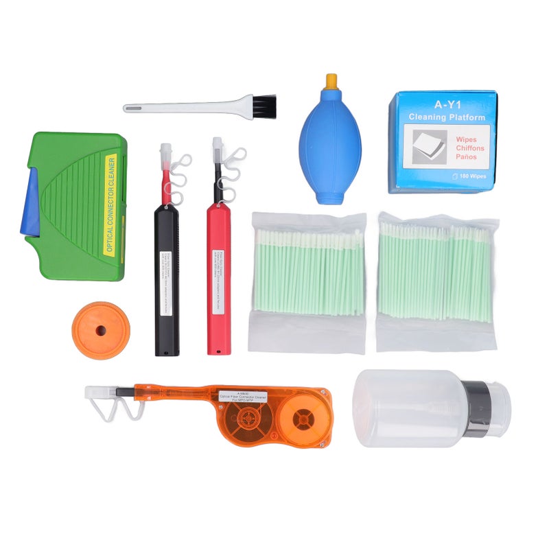 12 Pcs Fiber Optic Cleaning Kit 1.25mm 2.5mm SC FC ST LC MU MPO MTP Optical Fiber Connector Cleaner - Image 5
