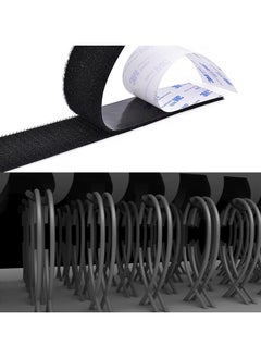3M 2 Pcs Strong Sticky Tape, 2.5cm×5m Waterproof Velcro Tape Strips, Heavy Duty Double Side Mounting Tape, Suitable for Organizing Window Screens, Power Strips, Picture Frames, and More Uses  - Image 4