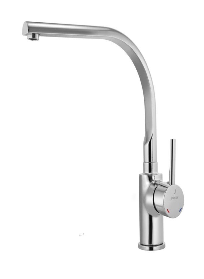 Jaquar Florentine Side Single Lever Sink Mixer with Swinging Spout (Table Mounted) | Includes 450mm Long Braided Hoses - FLP-CHR-5179BPM - Image 1