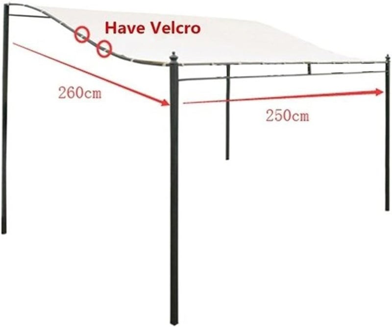 klarako Sun Shade Sail Canopy, Straight Edge Sun Shade Sail, Rectangle Outdoor Shade Cloth Pergola Cover Waterproof Garden Patio Awning Canopy Shade Cloth Tent Cover, Summer Need - Image 5