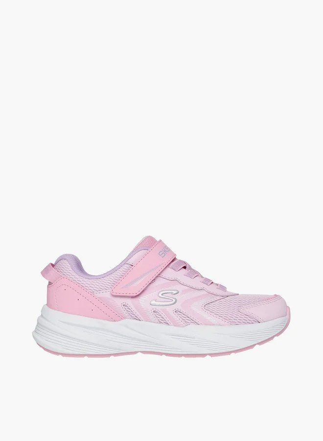 SKECHERS Girls Microspec Tread Hook & Loop Sneakers