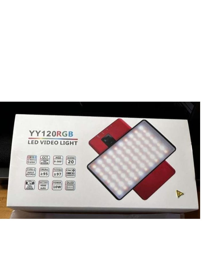 BESTON - Beston RGB light YY-120 with color range 2500-8500, Number of Led Lamps 135, (10 Watt) with battery capacity 4000 mAh(Model :YY-120) - Image 1