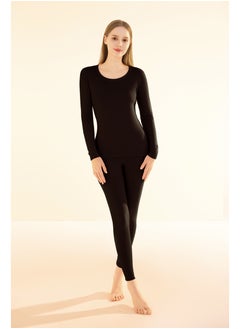 Remy Belle Remy Belle Thermal Underwear for Women Fleece Lined Base Layer Pajama Set Cold Weather  - Image 1