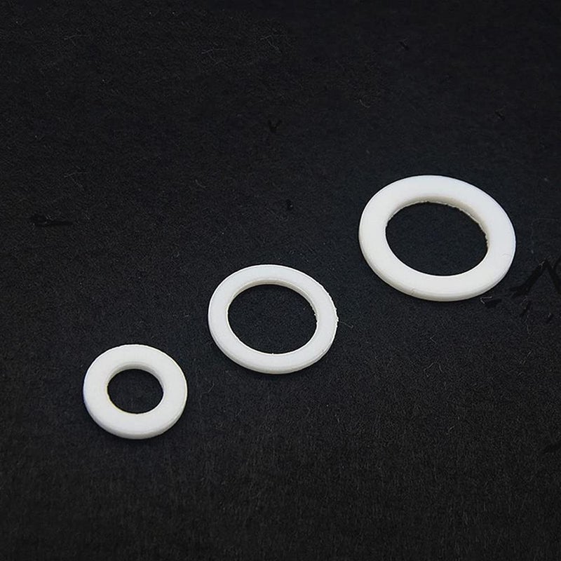 PTFE Flat Washers Gasket Sealer 16x10x2mm 10pcs for Pressure Gauge - Image 5