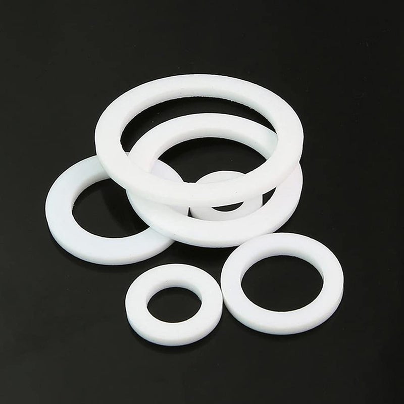PTFE Flat Washers Gasket Sealer 16x10x2mm 10pcs for Pressure Gauge - Image 4