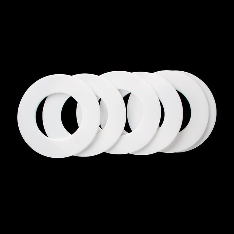 PTFE Flat Washers Gasket Sealer 16x10x2mm 10pcs for Pressure Gauge - Image 3