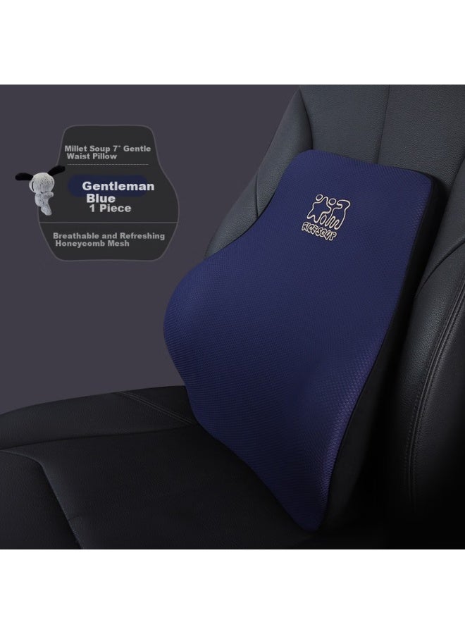 Icaroom Car Headrest, Space Memory Foam Neck Support Pillow, All-season Universal Car Cushion, T-663ms Gentleman Blue - Image 2