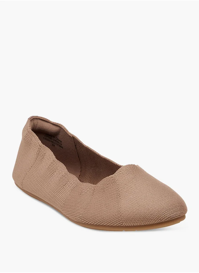 Celeste Women's Textured Slip-On Ballerina