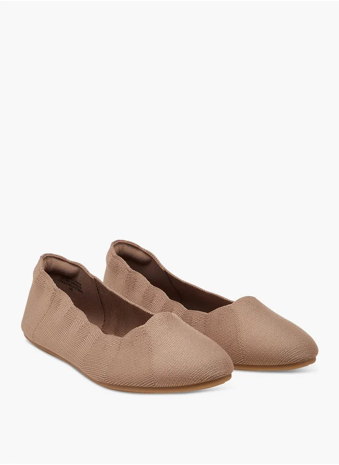 Celeste Women's Textured Slip-On Ballerina