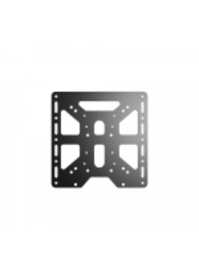 موزة موَزا محول تثبيت قاعدة الطيران – لوح فولاذي ‎220×220 ملم، سمك 4 ملم، متوافق مع أكواب الشفط، لتثبيت آمن لمحاكاة الطيران - Image 2