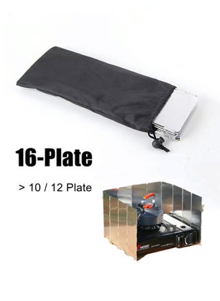 16-Plate Foldable Outdoor Camping Stoves Windscreen And Storage Bag - pzsku/Z5722DE8A7583479F3003Z/45/_/1707831904/01e09ee1-cf20-4298-918d-120c303b6702